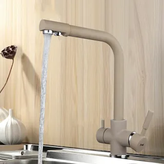 Смеситель для кухни Frap F4352-20 бежевый